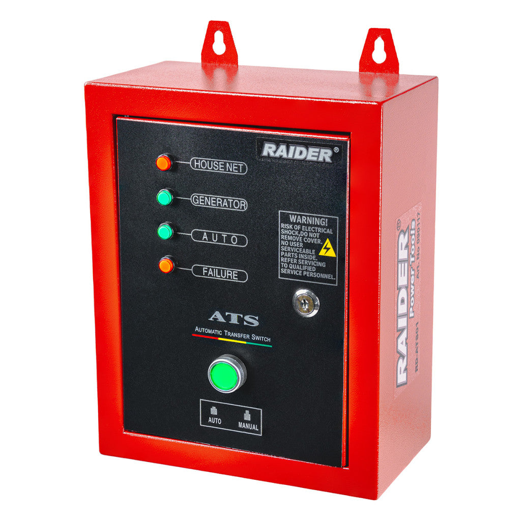 Автоматичен превключвател ATS за 10kW 380V RAIDER RD-ATS01 – Raider Power Tools