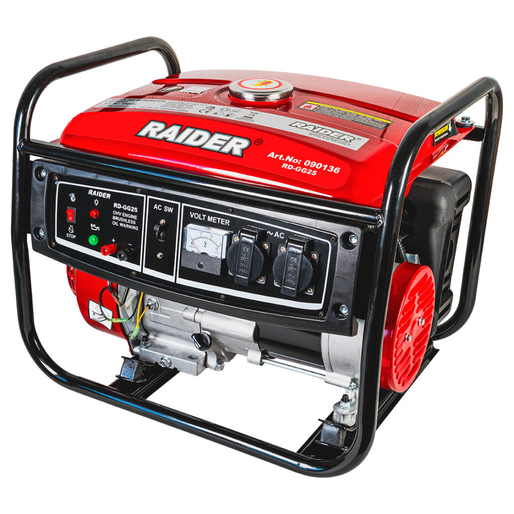 Генератор за ток бензинов 2.8kW RD-GG25 – Raider Power Tools