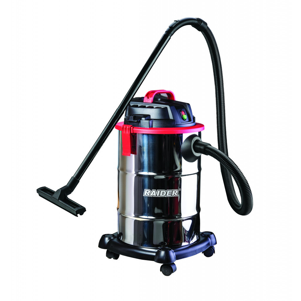 Прахосмукачка за сухо и мокро 1300W 30L Inox RAIDER RD-WC07 – Raider Power Tools