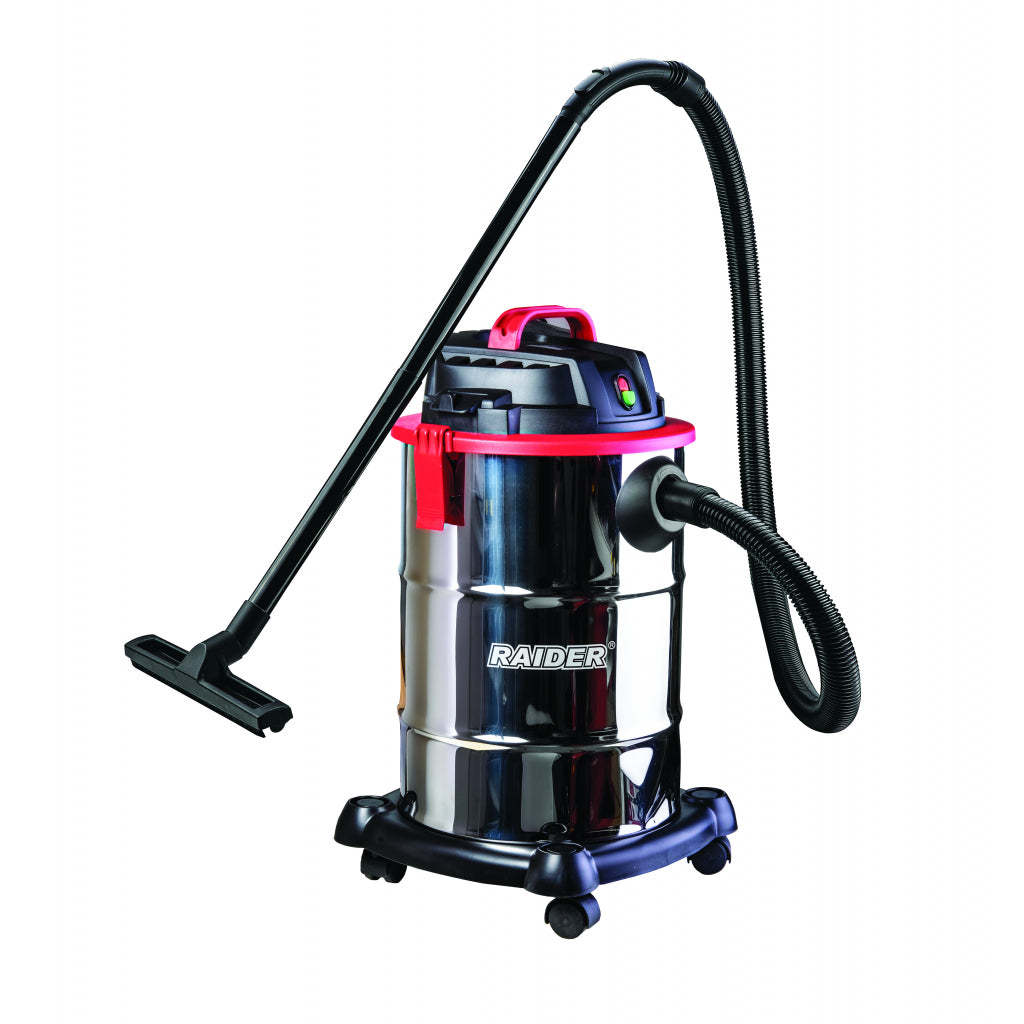 Прахосмукачка за сухо и мокро 1300W 30L Inox RAIDER RD-WC07