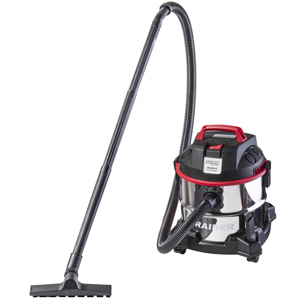 Прахосмукачка за сухо и мокро 1200 W 20L Inox RAIDER RD-WC10 – Raider Power Tools
