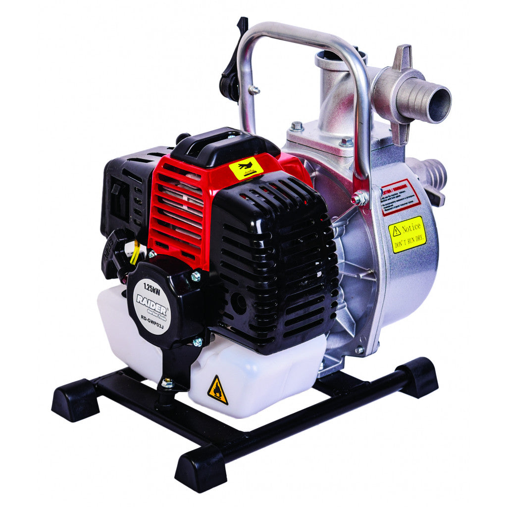 Помпа водна бензинова 1.25kW 1.5" 250 L/min RAIDER RD-GWP03J – Raider Garden Tools