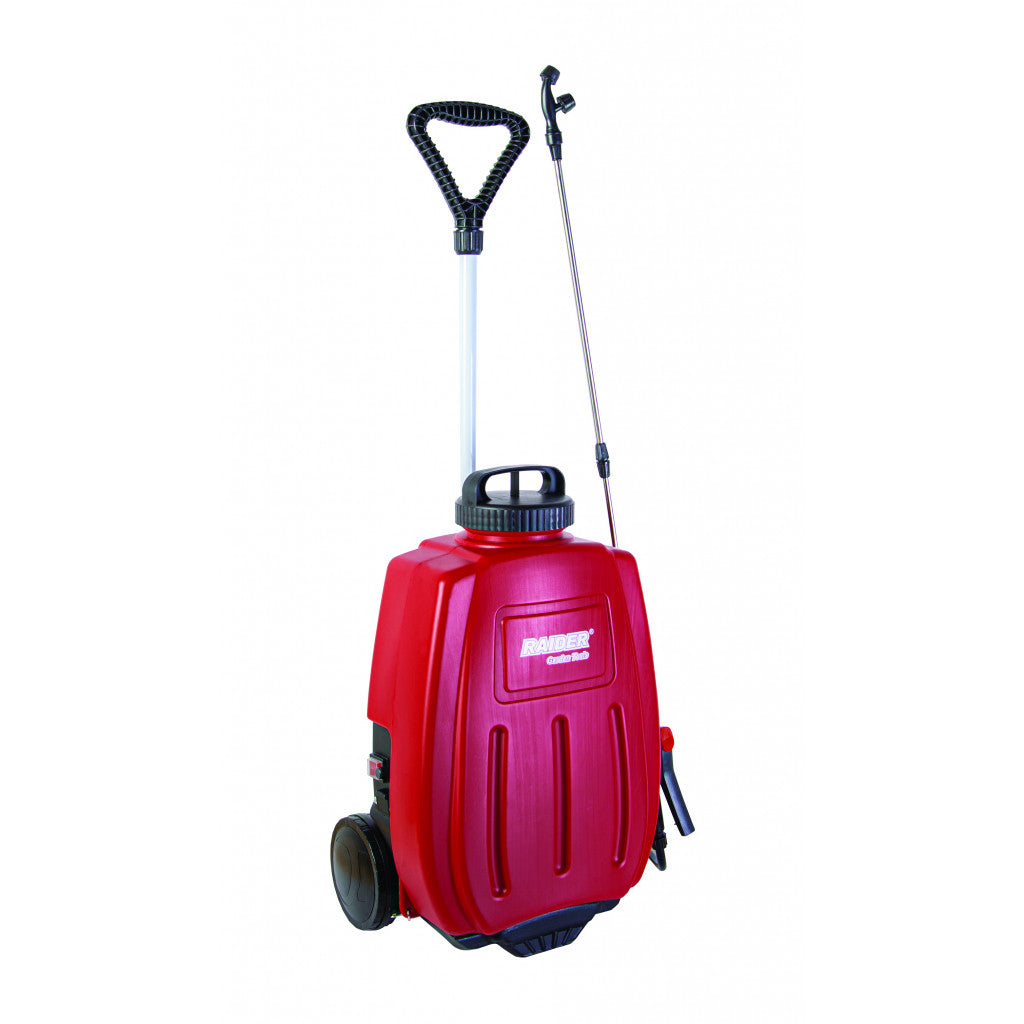 Пръскачка Li-ion 16L 12V 8Ah 4.5bar 5L/min 8m RAIDER RD-BKMD04 – Raider Garden Tools