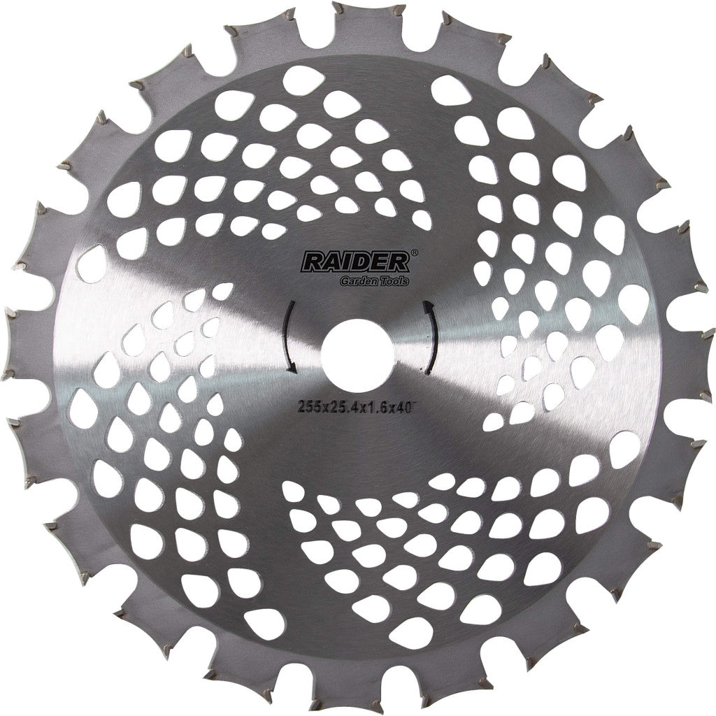 Диск за коса двоен TCT 40T Ø255x25.4 mm Raider Garden Tools - BGShopping.net
