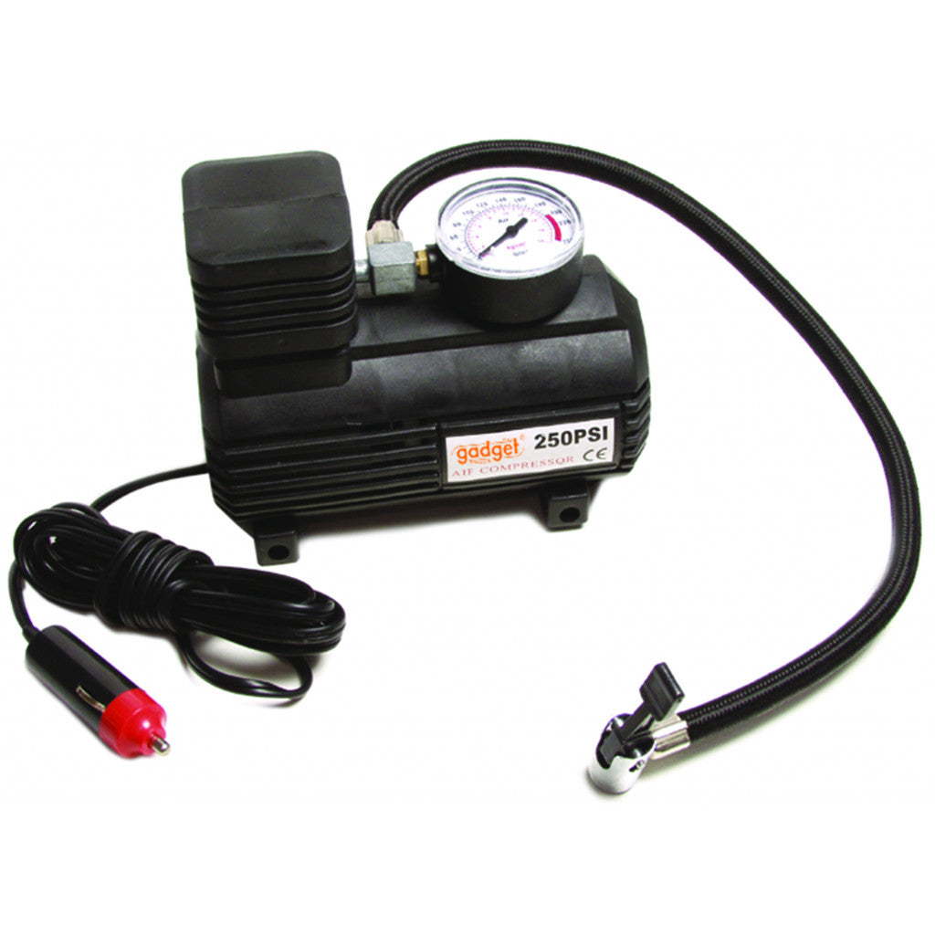 Компресор 12V за помпане на гуми с манометър GADGET – Gadget