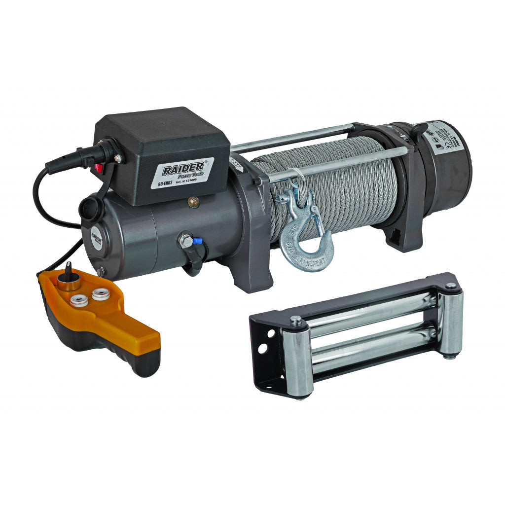 Автолебедка 12V 3628kg с въже 29m RAIDER RD-EW07 – Raider Power Tools