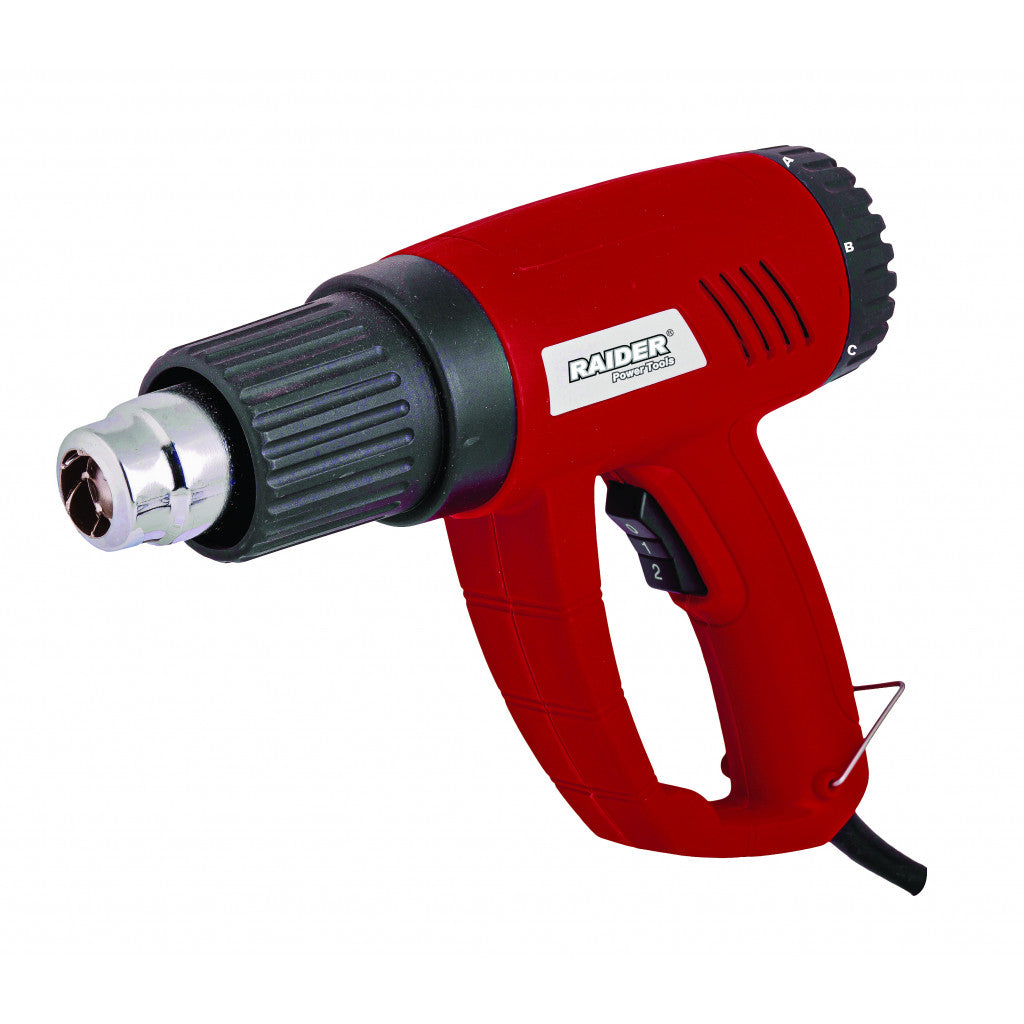Пистолет за горещ въздух 2000W 2степ. рег. на t° RAIDER RD-HG12 Raider Power Tools - BGShopping.net