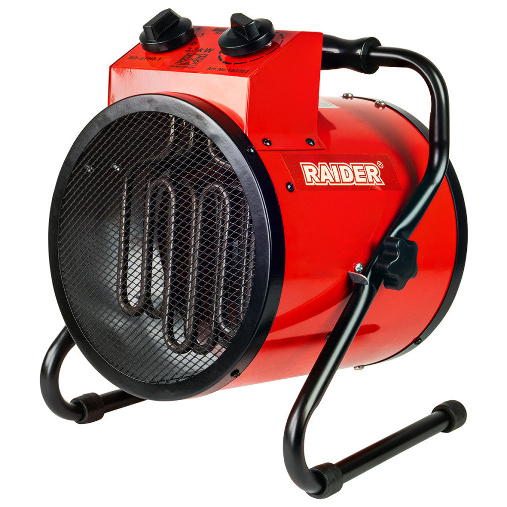 Калорифер електрически 3.3kW RAIDER RD-EFH3.3 – Raider Power Tools