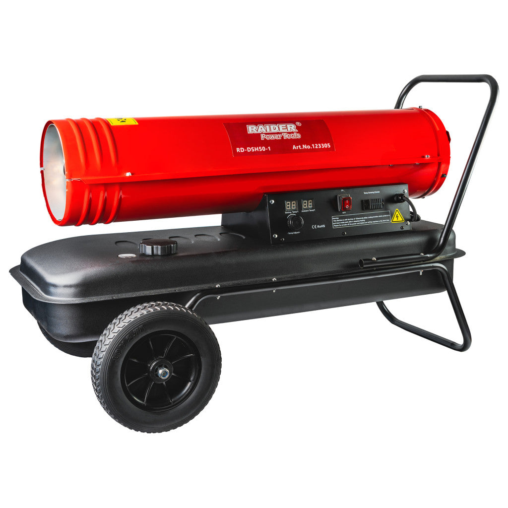 Калорифер нафтов 50kW 45L RAIDER RD-DSH50-1 – Raider Power Tools