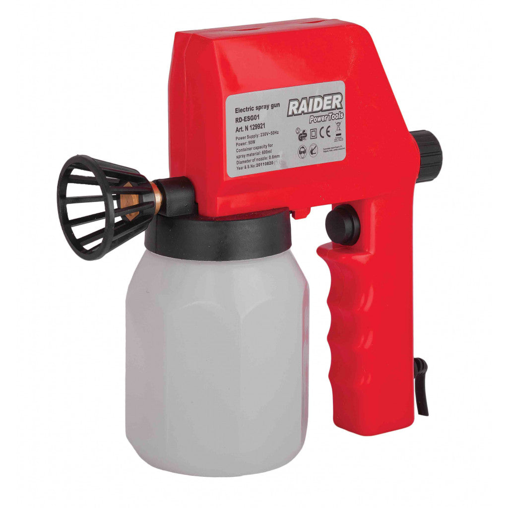 Пистолет за боя 50W ø0.6mm 600ml RD-ESG01 Green Tools – Green Tools