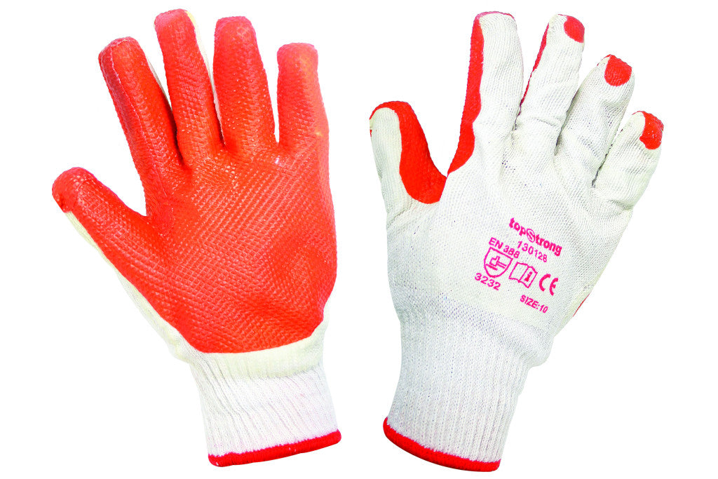 Ръкавици памучни с гумeна длан TopStrong-RU 002 TopStrong TopStrong Top Strong - BGShopping.net