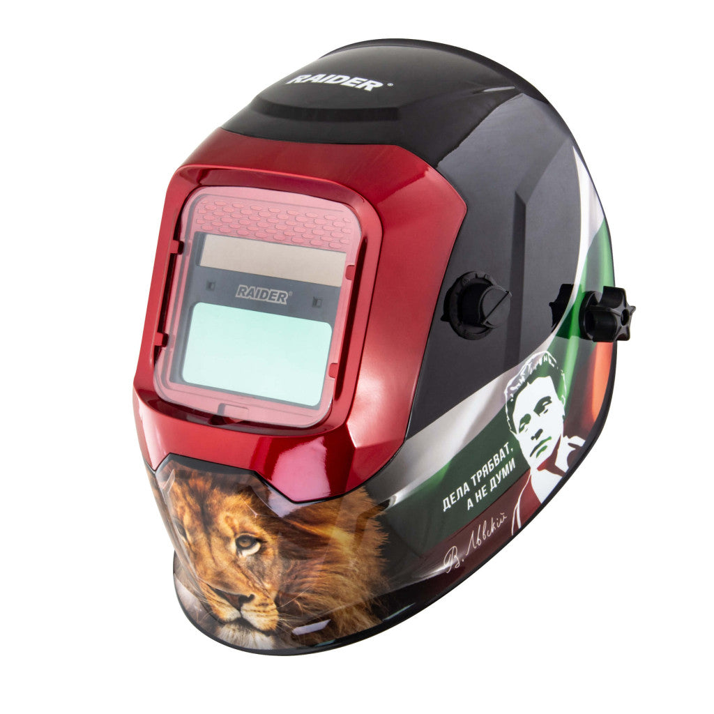 Шлем заваръчен фотосоларен DIN 9-13 дизайн RAIDER RD-WH03 Raider Power Tools BGShopping.net