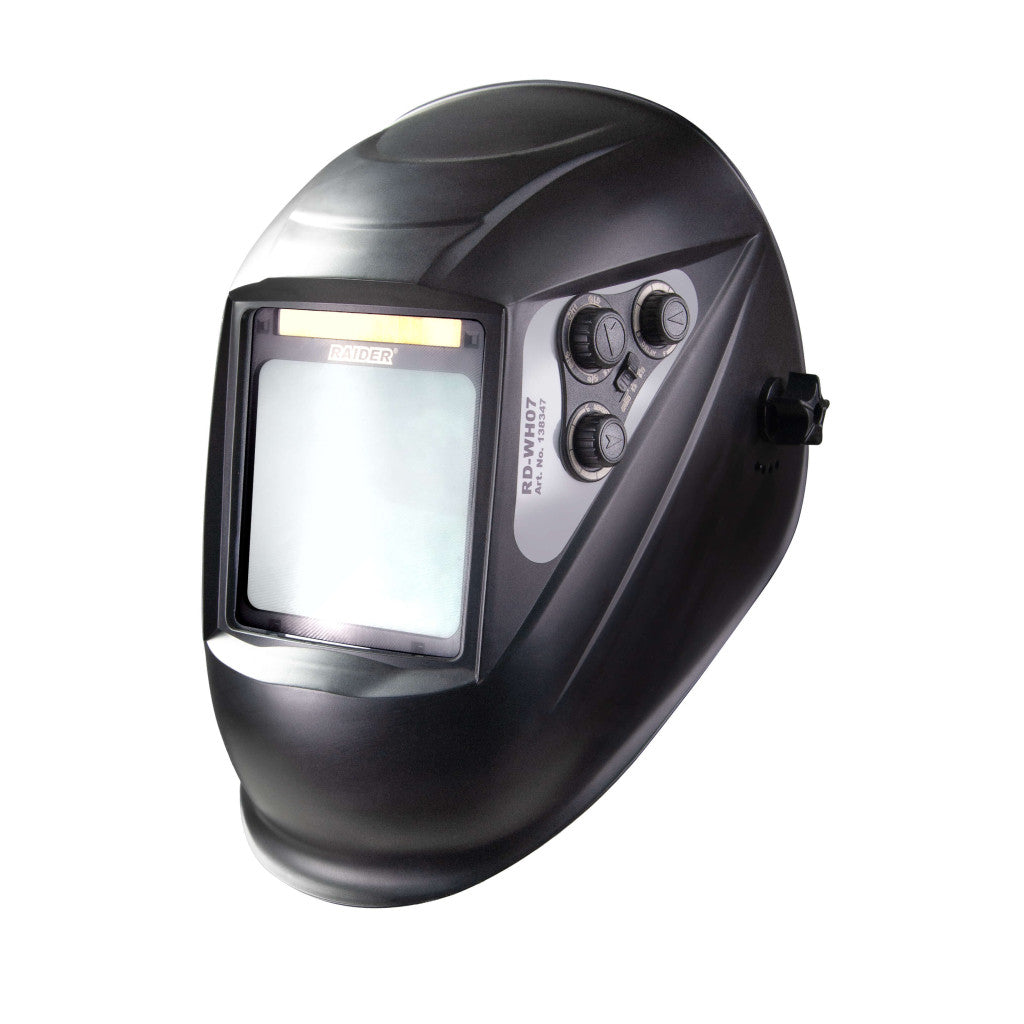 Шлем заваръчен фотосоларен DIN 9-13 Gr 100x98 RAIDER RD-WH07 – Raider Power Tools