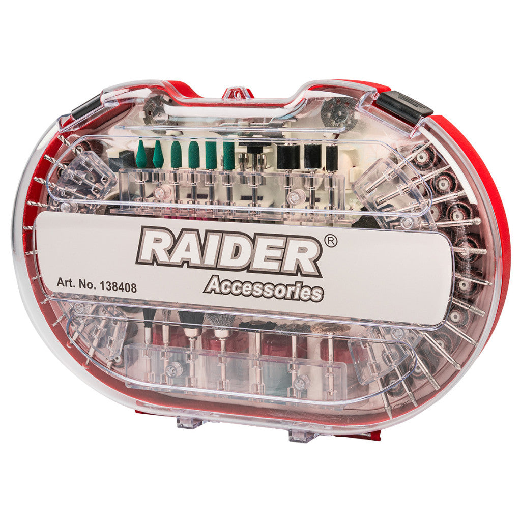 Аксесоари за шлифовалка 276бр. к-т в куфар – Raider Power Tools