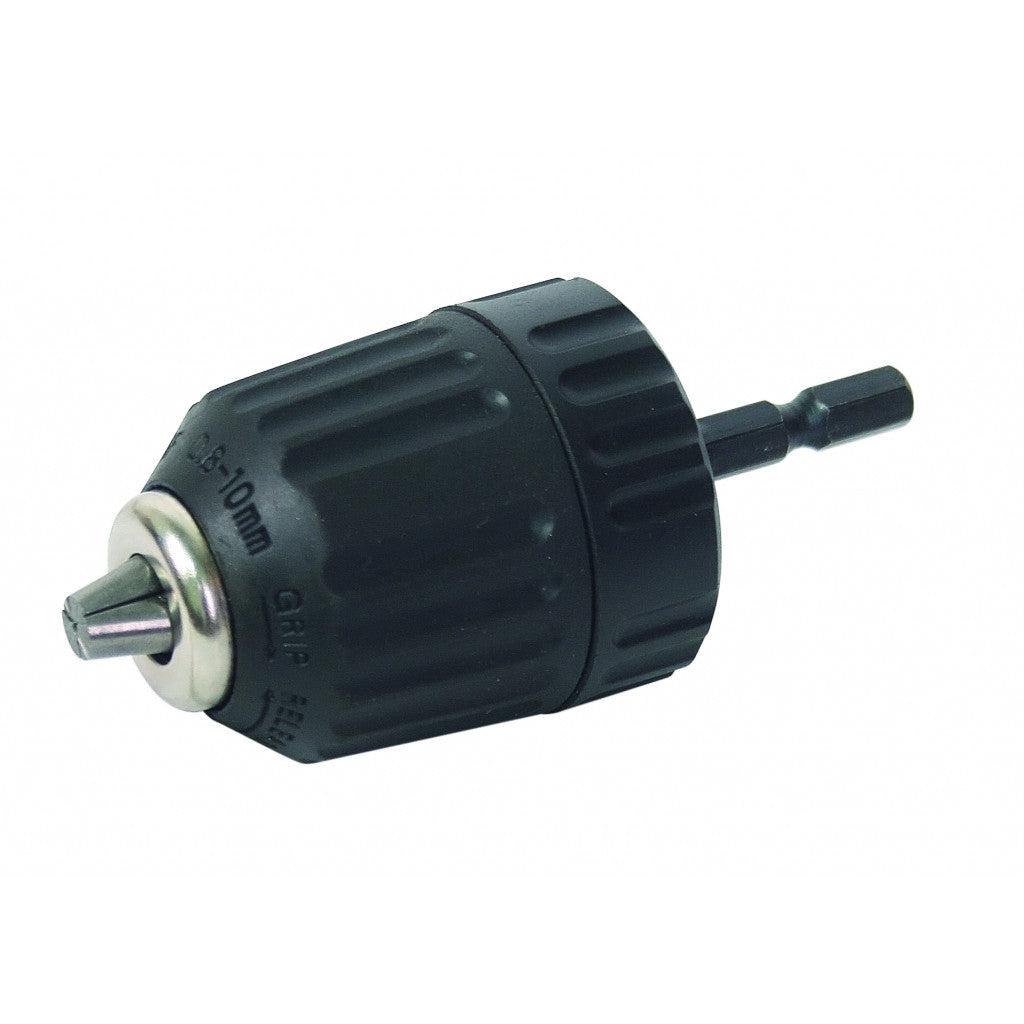 Патронник за борм. 3/8" 10mm самоз. пластм. + адапт. 1/4 Raider Power Tools BGShopping.net