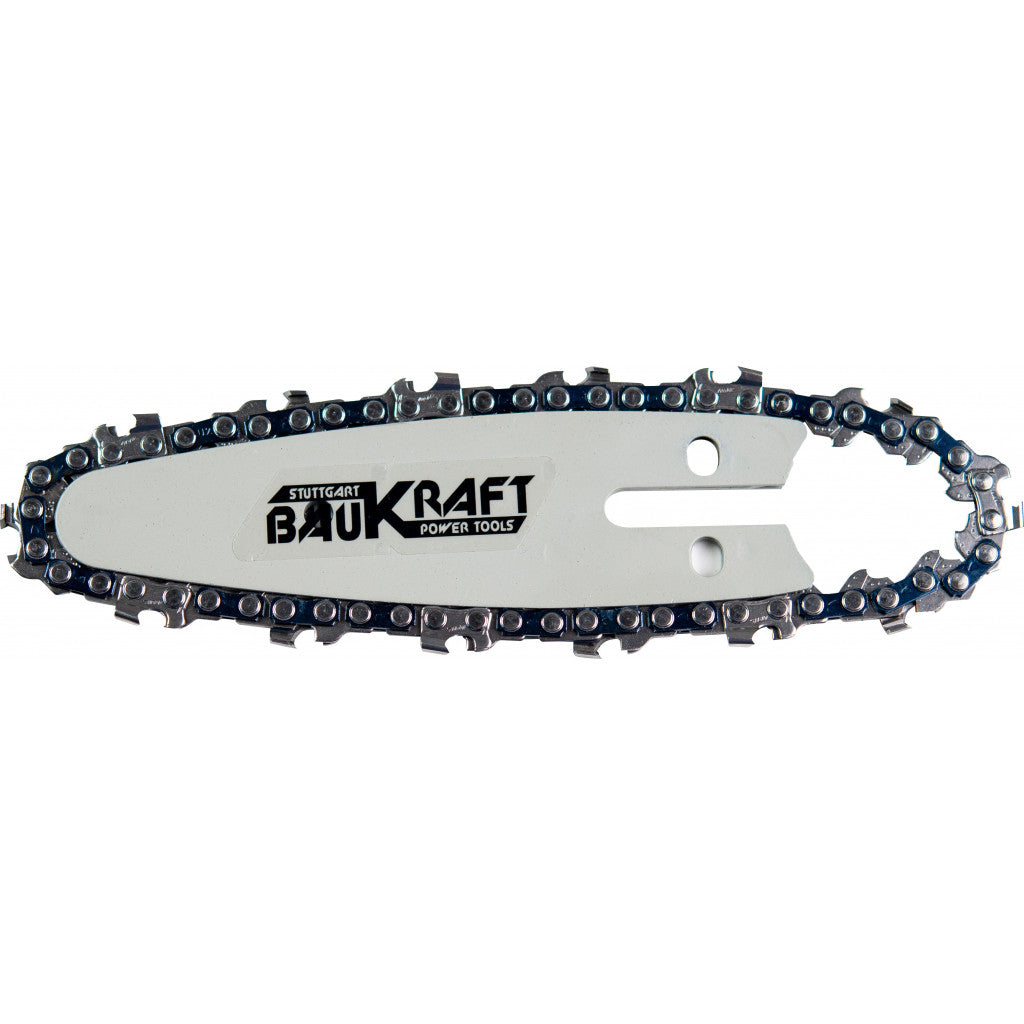Шина с верига, к-т за верижен трион 100mm за BAUKRAFT BK-GP22 – Baukraft