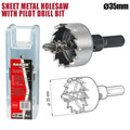 Боркорона за ламарина ø35mm с водач HSS – Raider Power Tools
