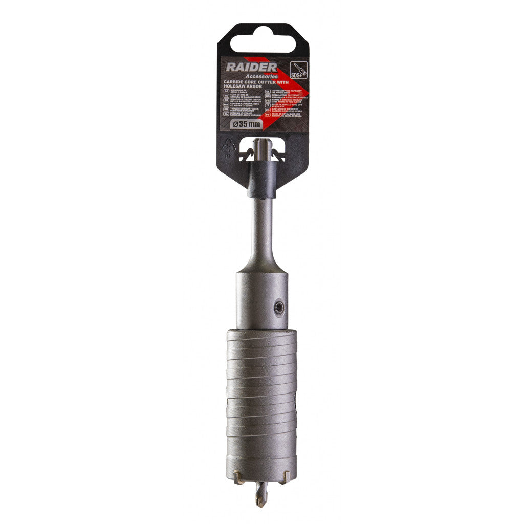 Боркорона за бетон ø35mm с водач SDS-plus Raider Power Tools BGShopping.net