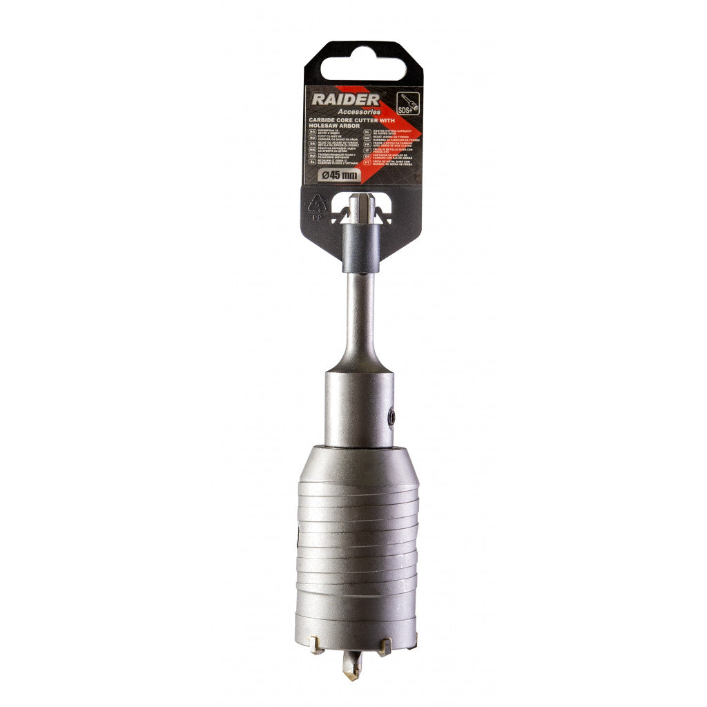 Боркорона за бетон ø45mm с водач SDS-plus Raider Power Tools BGShopping.net