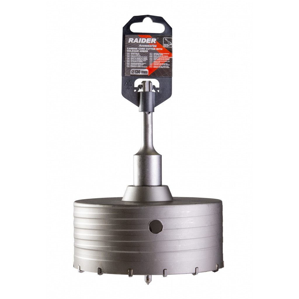 Боркорона за бетон ø130mm с водач SDS-plus Raider Power Tools BGShopping.net