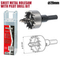 Боркорона за ламарина Ø20mm с водач HSS Raider Power Tools BGShopping.net