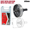 Боркорона за ламарина Ø55mm с водач HSS Raider Power Tools BGShopping.net