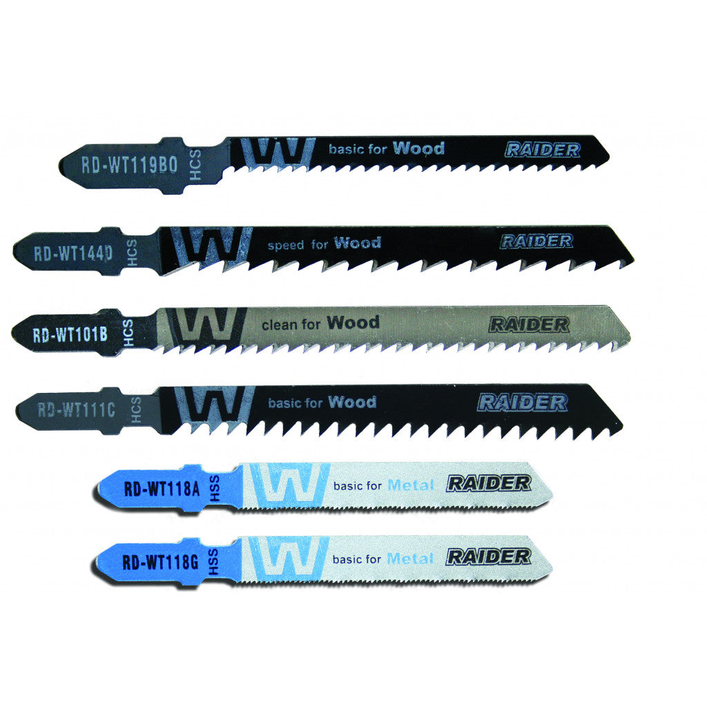 Нож за зеге за дърво&метал "T" 10бр. к-т Raider Power Tools BGShopping.net