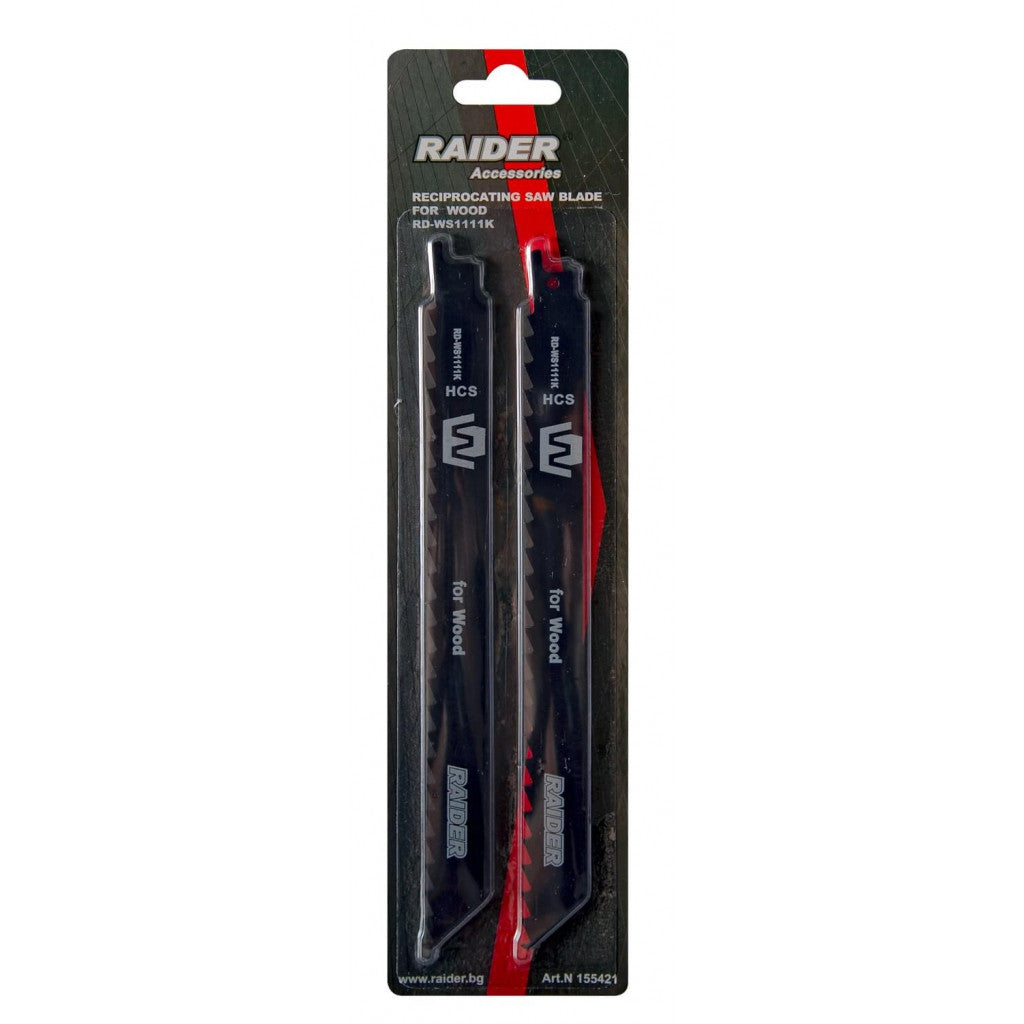 Нож за саблев. трион за дърво 225x1.25mm 2бр. RAIDER RD-WS1111K Raider Power Tools BGShopping.net