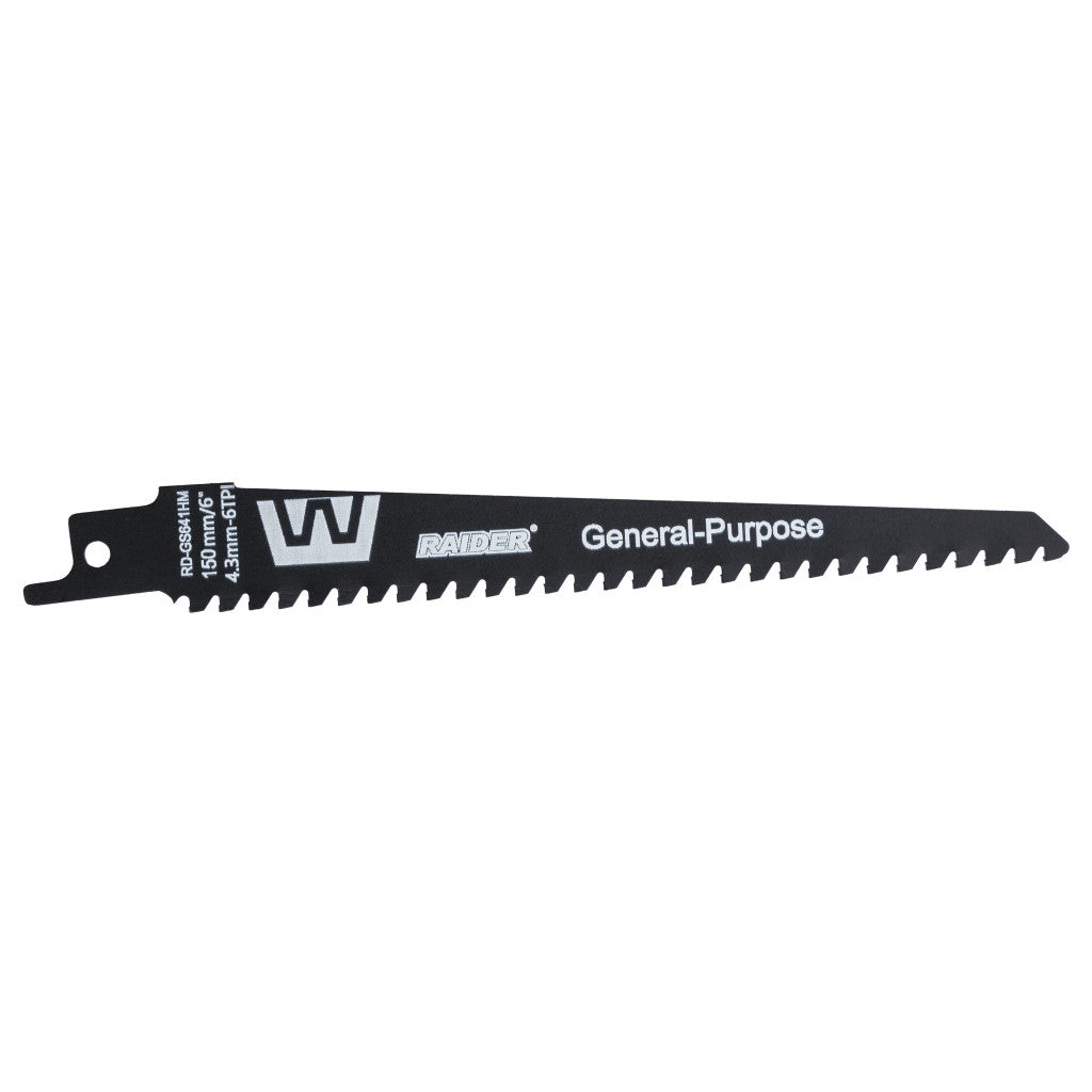 Нож за саблен трион универсален 150mm 4,3mm 6TPI RAIDER RD-GS641HM Raider Power Tools BGShopping.net