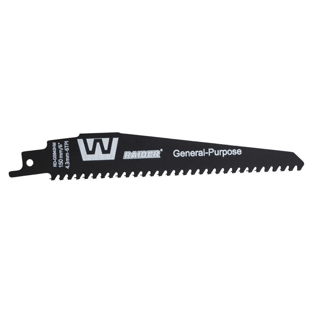 Нож за саблен трион универсален 150mm 4,3mm 6TPI RAIDER RD-GS940HM – Raider Power Tools