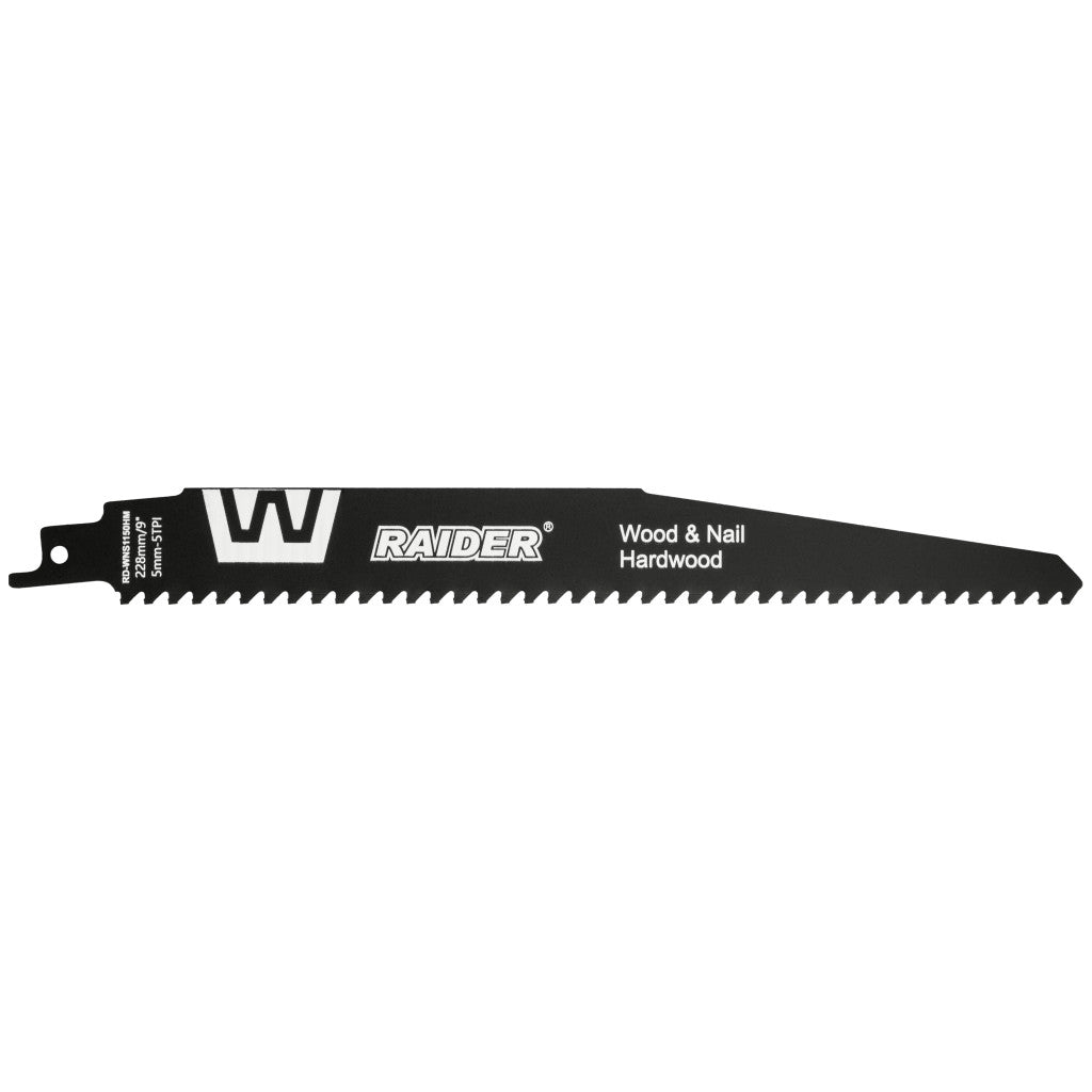 Нож за саблен трион W&N 228mm 5mm 5TPI RAIDER RD-WNS1150HM – Raider Power Tools