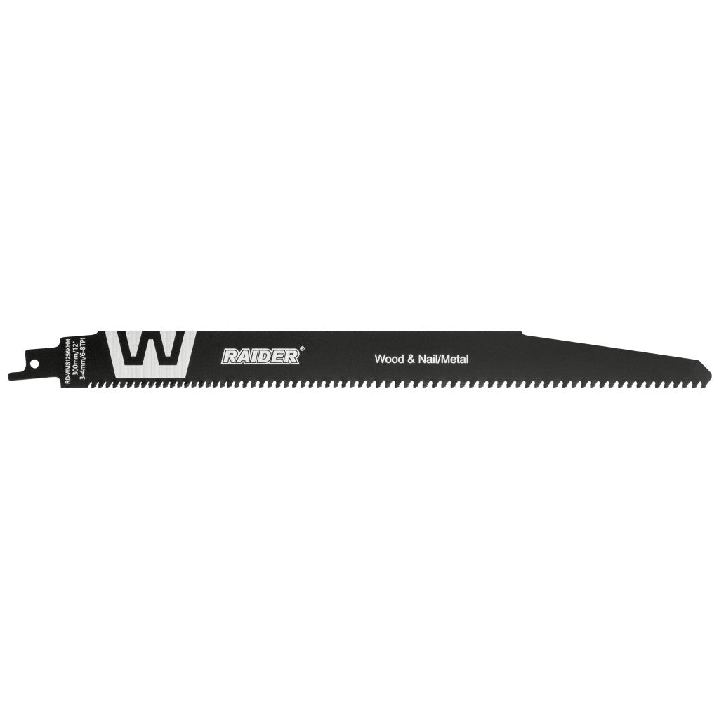 Нож за саблен трион W&M 300mm 3-4mm 6-8TPI RAIDER RD-WMS1256XHM – Raider Power Tools