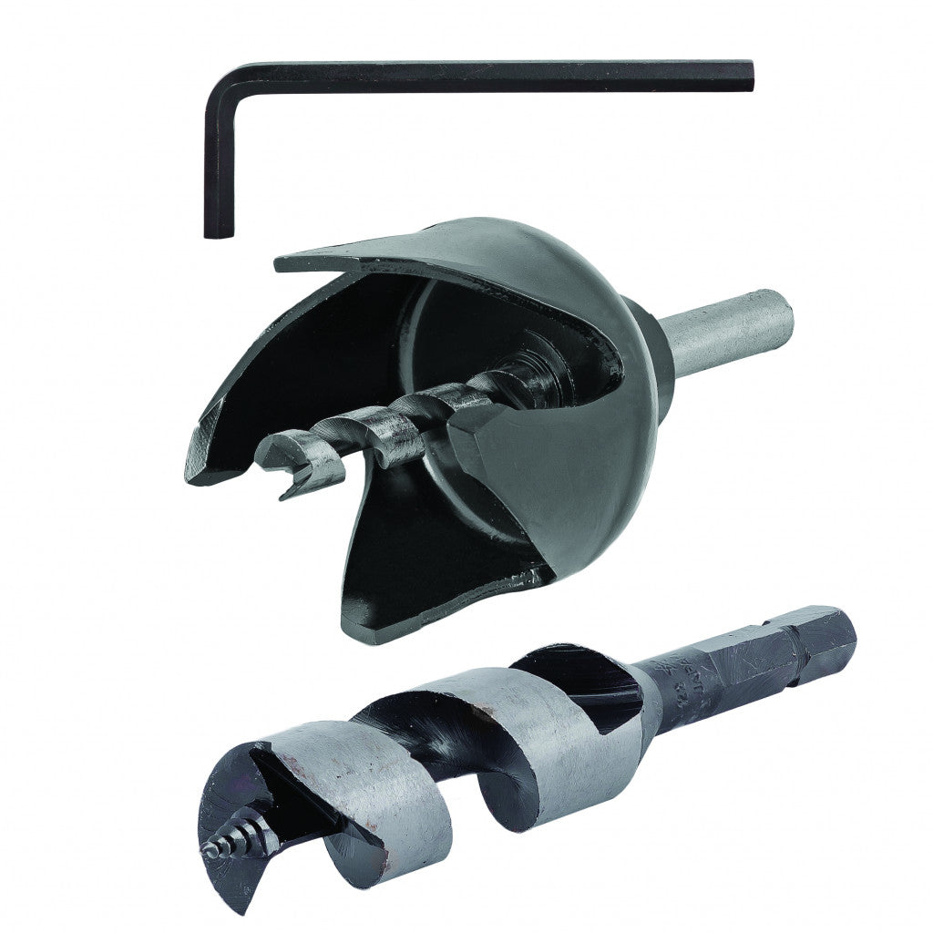 Боркорона ø54mm и свредло ø22mm за дърво к-т Raider Power Tools BGShopping.net