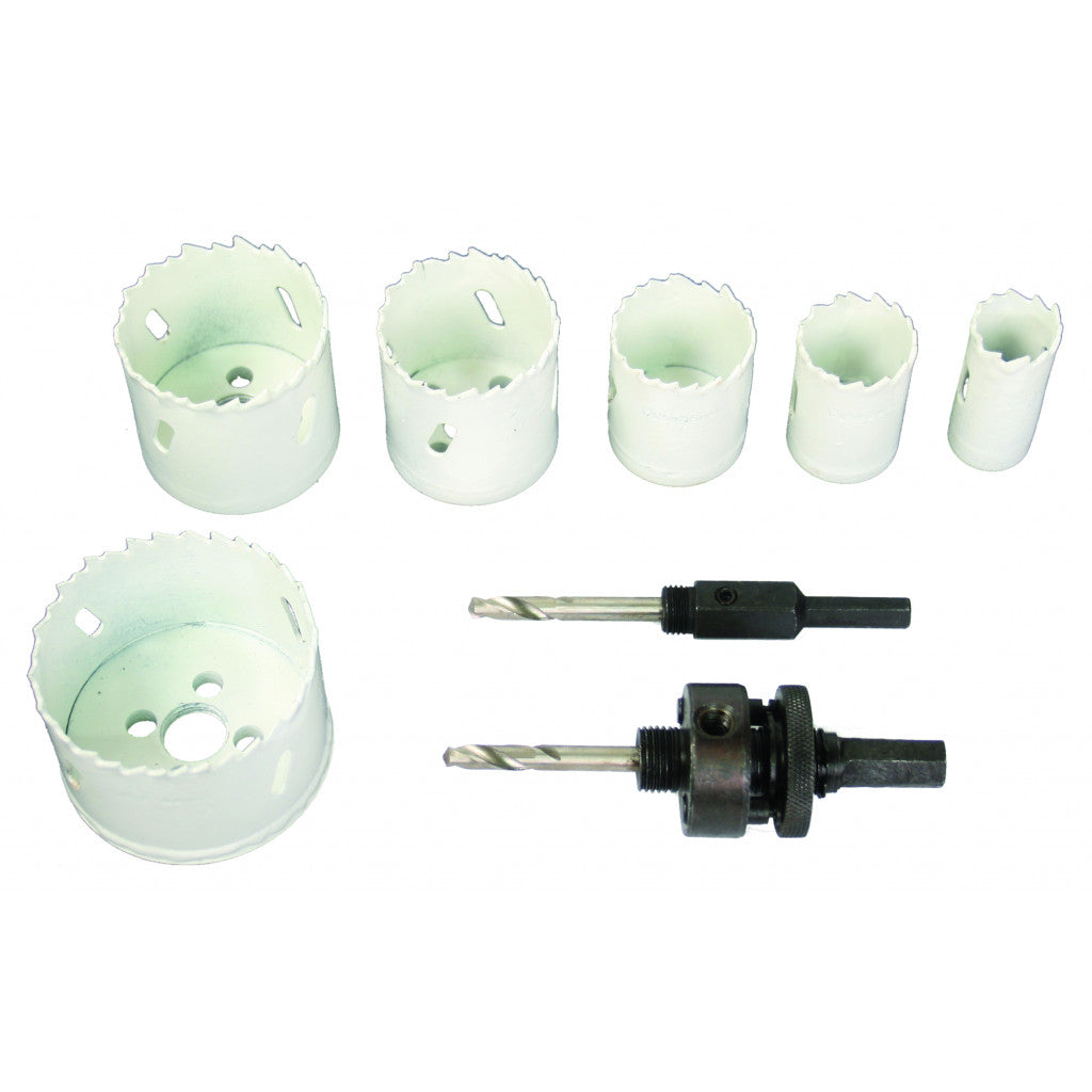 Боркорони биметални ø22-64mm 9 части к-т Raider Power Tools BGShopping.net