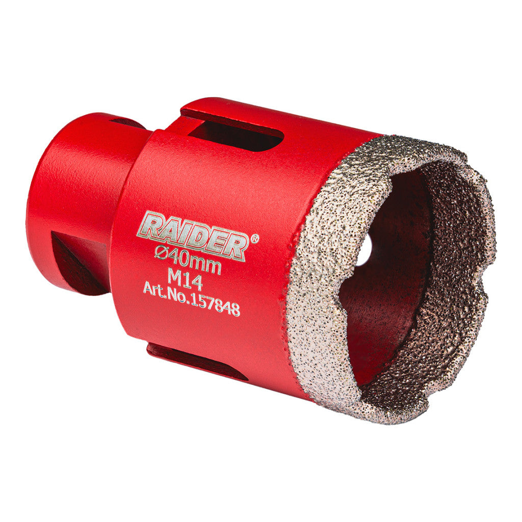 Боркорона Diamond Dry M14 ø40mm Raider Power Tools BGShopping.net