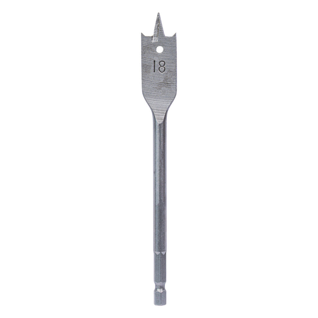 Свредло за дърво плоско 1/4" hex Ø18 mm Raider Power Tools BGShopping.net