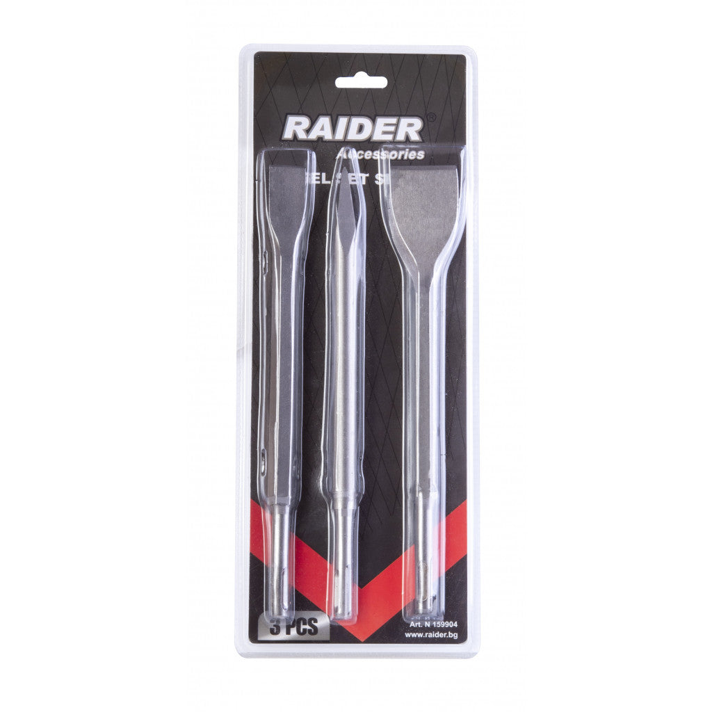 Длета SDS-Plus к-т 3бр – Raider Power Tools