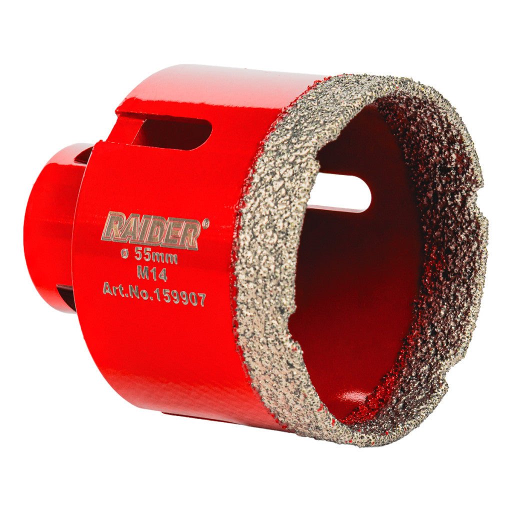 Боркорона Diamond Dry M14 Ø55mm Raider Power Tools - BGShopping.net