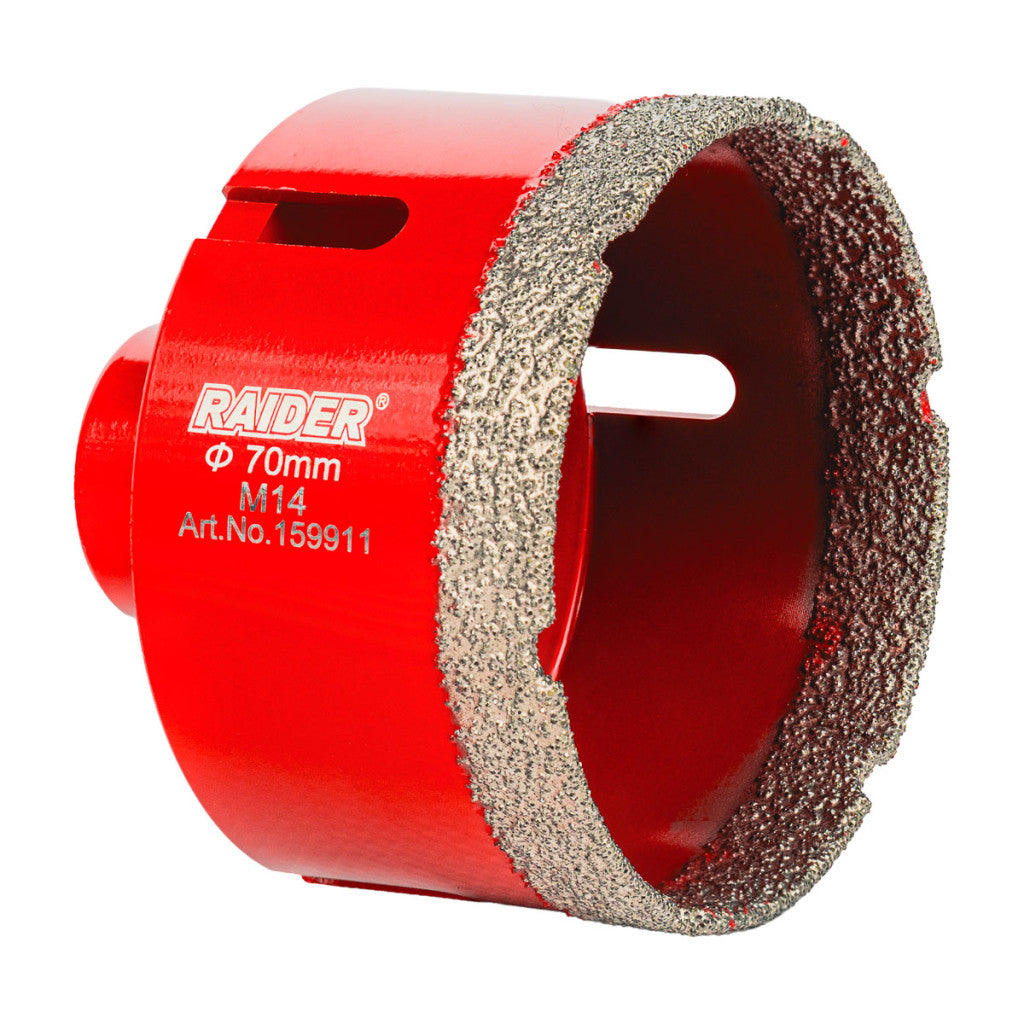 Боркорона Diamond Dry M14 Ø70mm Raider Power Tools BGShopping.net