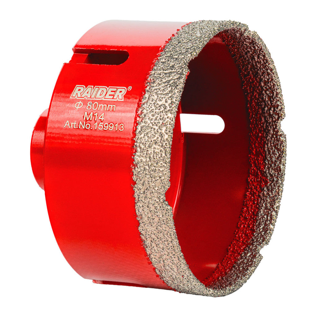 Боркорона Diamond Dry M14 Ø80mm Raider Power Tools - BGShopping.net