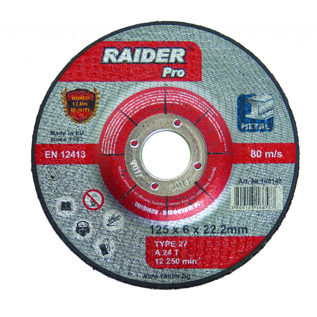 Диск за шлайфане 180х6х22.2mm RDP Raider Pro BGShopping.net