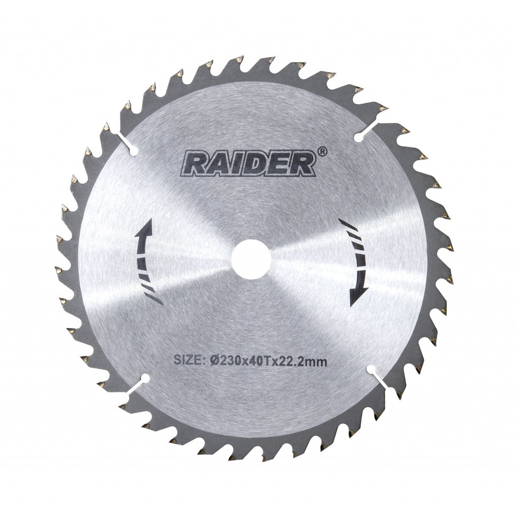 Диск за циркуляр 230х40Тх22.2mm RAIDER RD-SB02 – Raider Power Tools