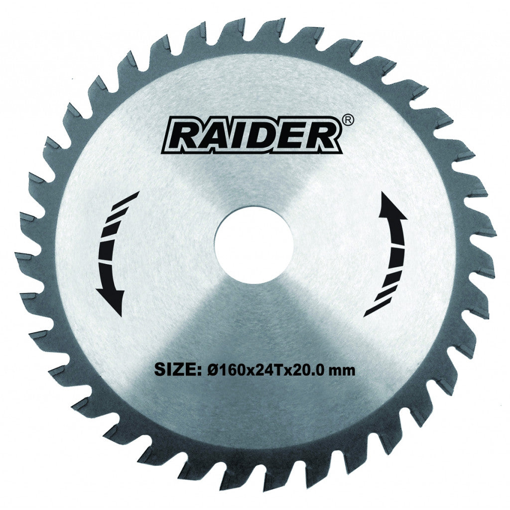 Диск за циркуляр 160x24Tx20.0mm RAIDER RD-SB06 Raider Power Tools BGShopping.net