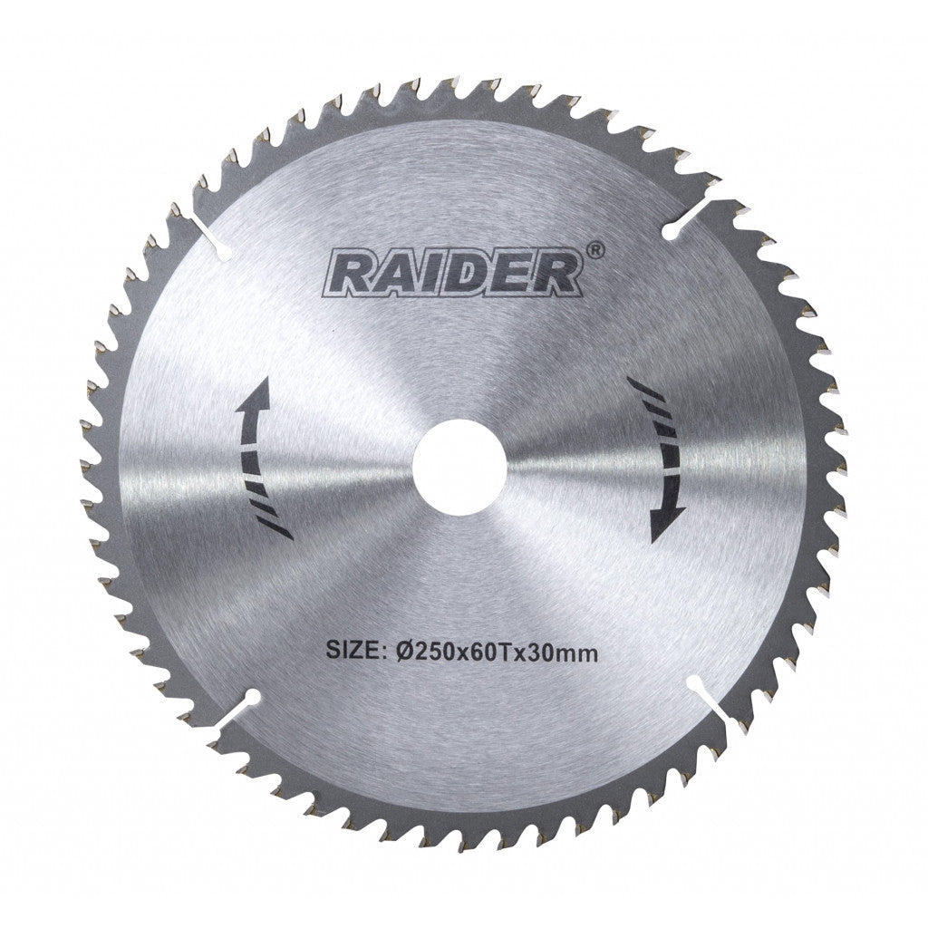 Диск за циркуляр 250х60Тх30mm – Raider Power Tools