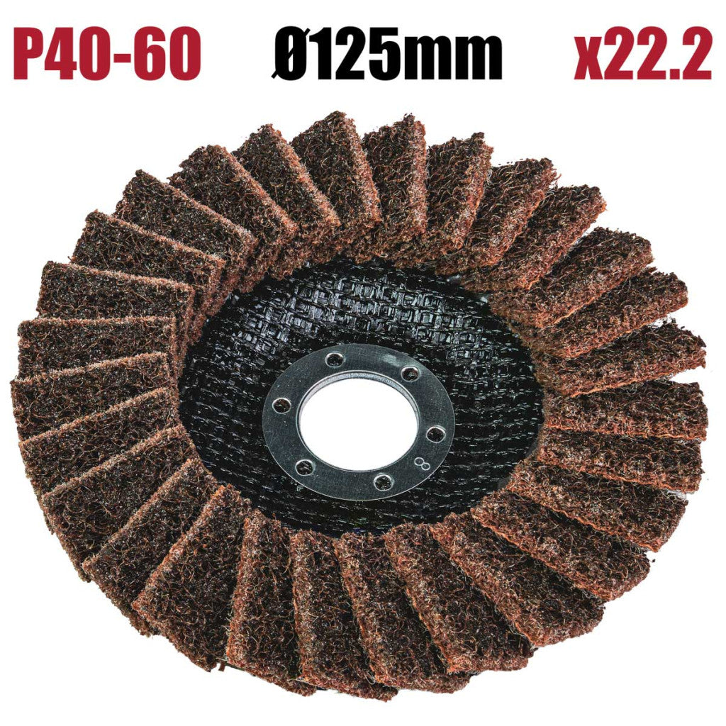 Диск ламелен BBL 125mm жълт 40-60 Raider Power Tools - BGShopping.net