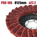 Диск ламелен BBL 125mm червен 80-100 Raider Power Tools - BGShopping.net