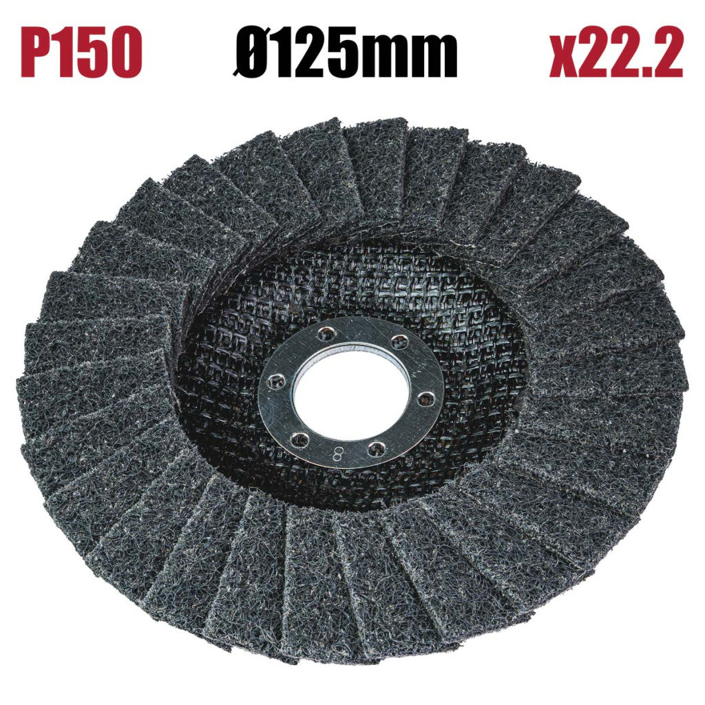 Диск ламелен BBL 125mm сив 150 Raider Power Tools - BGShopping.net