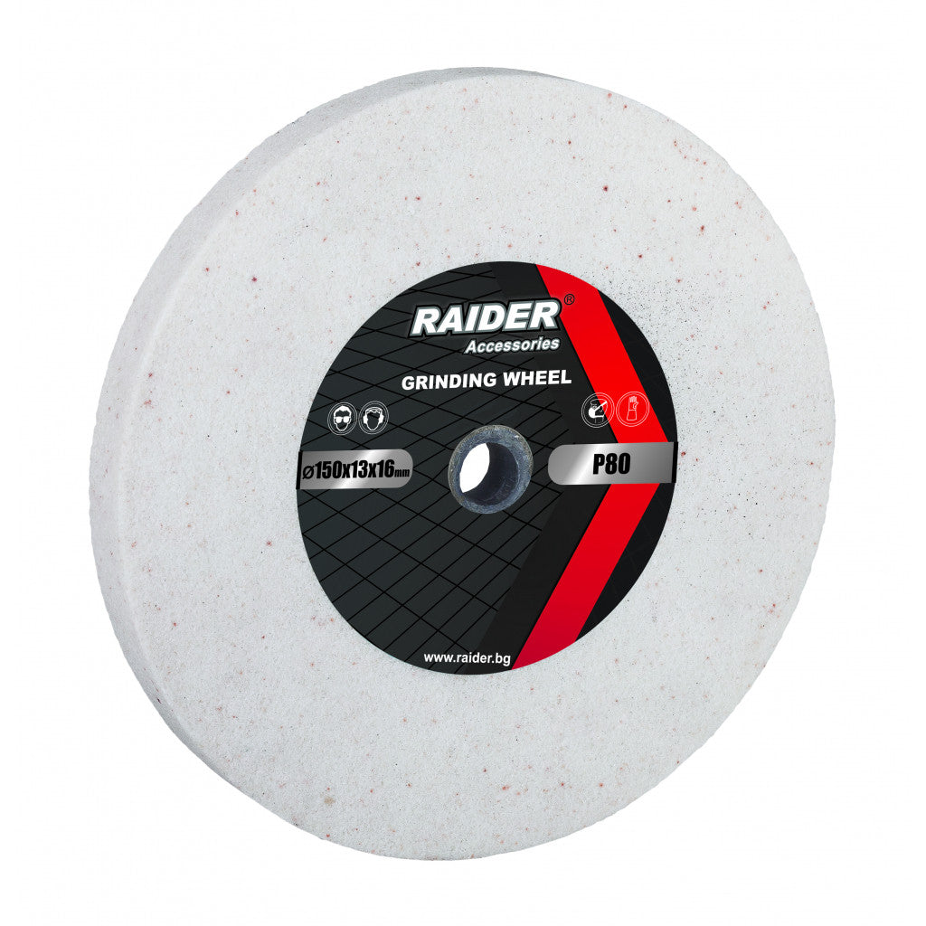 Диск за шмиргел ø200x20xø16mm бял Р60 Raider Power Tools BGShopping.net