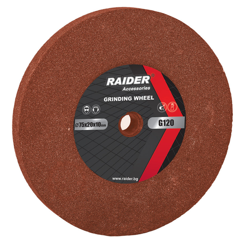 Диск за шмиргел ø72x20xø10mm червен G400 Raider Power Tools BGShopping.net