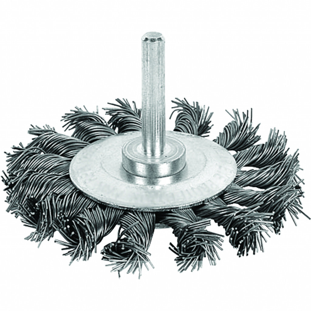 Четка за бормашина плоска плетена ø75mm (3") Raider Power Tools BGShopping.net